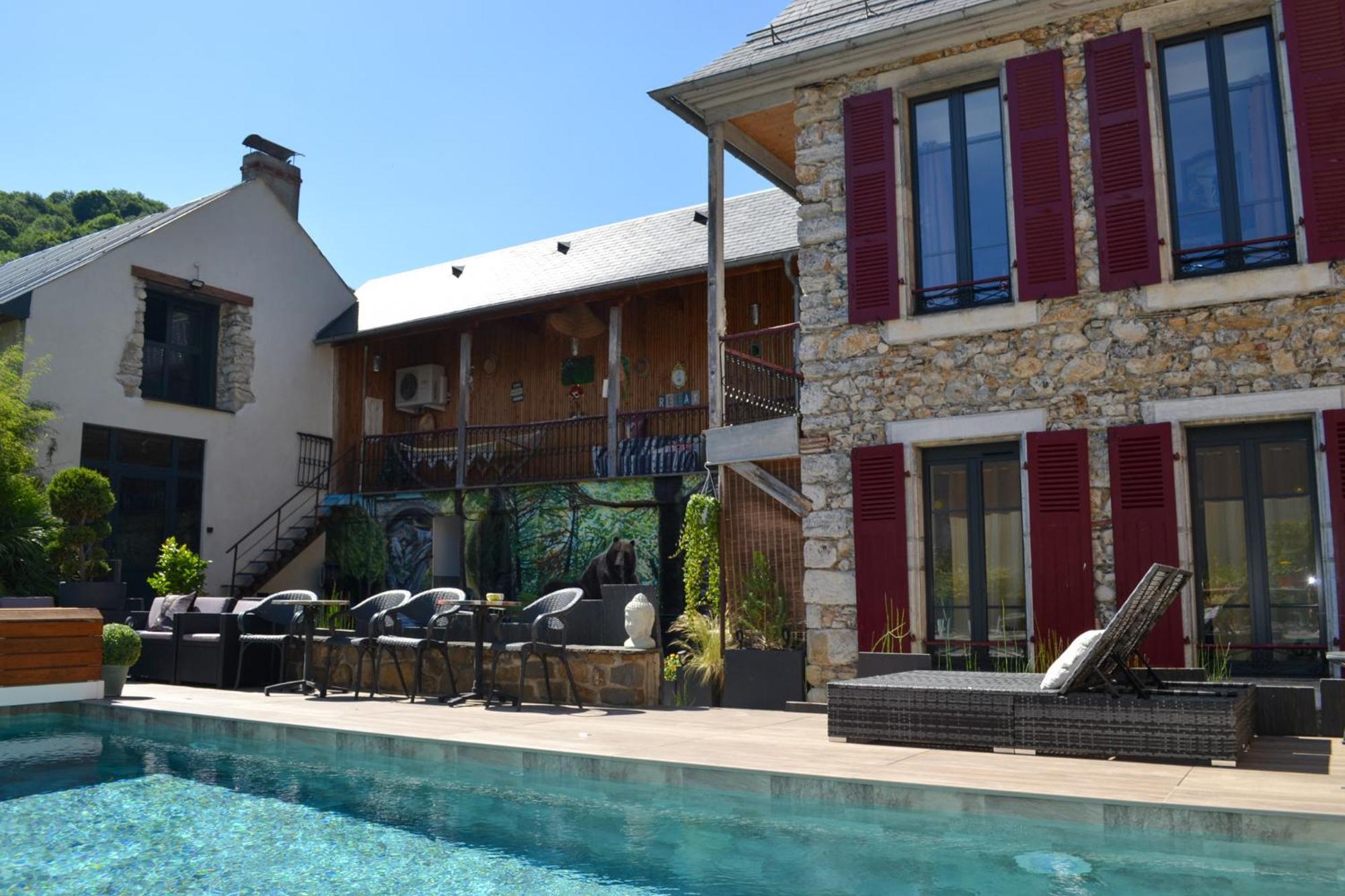 A Nouste Chambres D'Hotes Et Gite Only Adults Campan Exterior photo